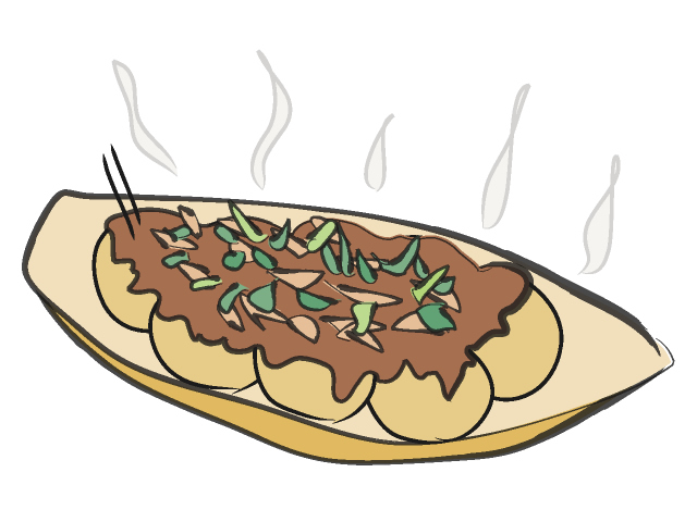 たこ焼き/たこやき - フード/食べ物/美味しい/おやつ/イラスト/写真/フリー素材/クリップアート