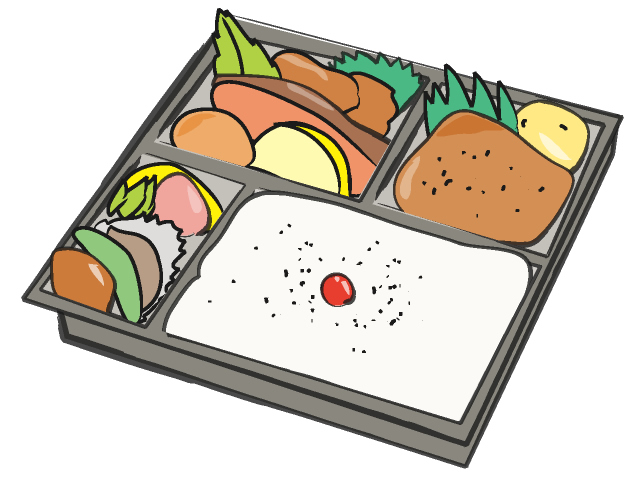 幕の内弁当 - フード/食べ物/美味しい/おやつ/イラスト/写真/フリー素材/クリップアート