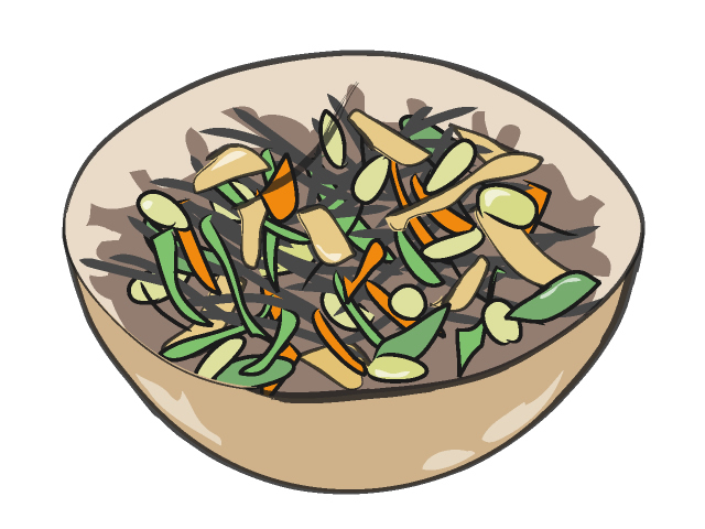 ひじきと大豆の煮物 - フード/食べ物/美味しい/おやつ/イラスト/写真/フリー素材/クリップアート