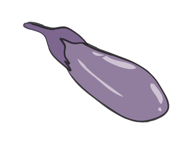 茄子/ナス - フード/食べ物/美味しい/おやつ/イラスト/写真/フリー素材/クリップアート