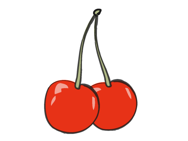 サクランボ - フード/食べ物/美味しい/おやつ/イラスト/写真/フリー素材/クリップアート