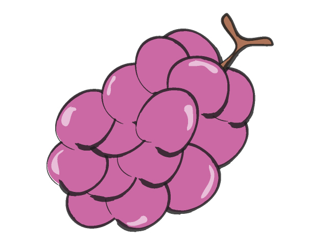 ブドウ/葡萄 - フード/食べ物/美味しい/おやつ/イラスト/写真/フリー素材/クリップアート