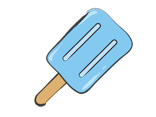 アイスソーダ - フード/食べ物/美味しい/おやつ/イラスト/写真/フリー素材/クリップアート