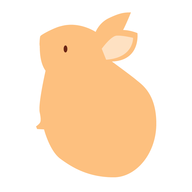 ウサギ｜兎 - 挿絵 / クリップアート / 無料 / 家電 / 乗り物 / 動物 / 家具 / イラスト / ダウンロード