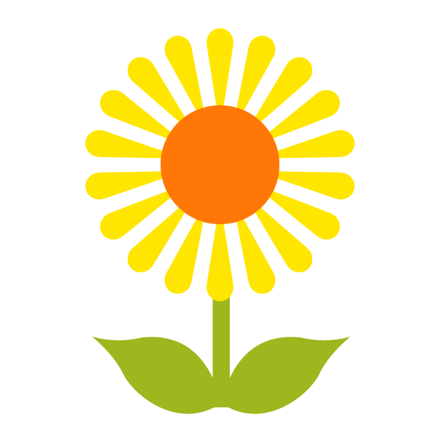 ひまわり｜花 - 挿絵 / クリップアート / 無料 / 家電 / 乗り物 / 動物 / 家具 / イラスト / ダウンロード