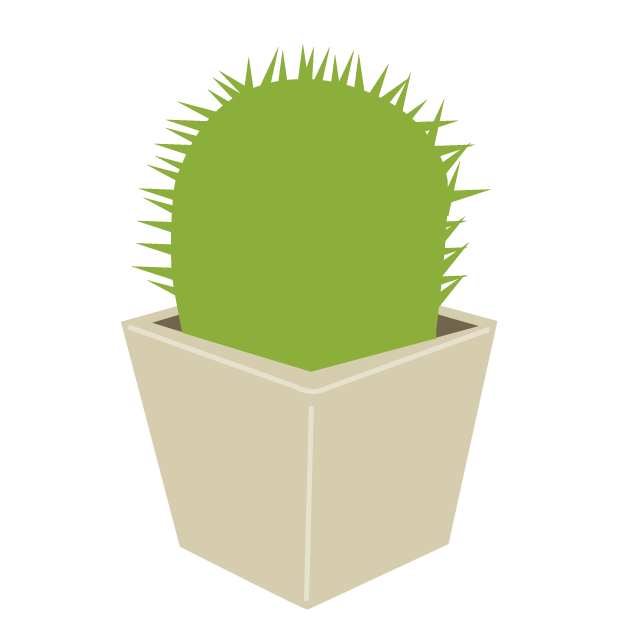 サボテン｜植物 - 挿絵 / クリップアート / 無料 / 家電 / 乗り物 / 動物 / 家具 / イラスト / ダウンロード