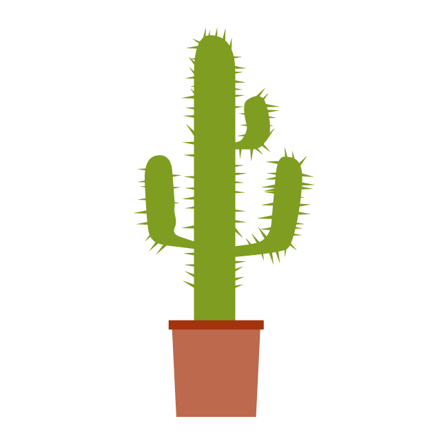 サボテン - 挿絵 / クリップアート / 無料 / 家電 / 乗り物 / 動物 / 家具 / イラスト / ダウンロード