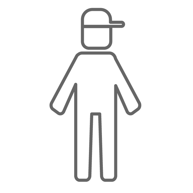 工場作業員 - イラスト/フリー素材/アイコン/クリップアート/絵/シンプル