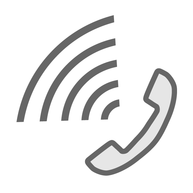 電話アプリ - イラスト/フリー素材/アイコン/クリップアート/絵/シンプル