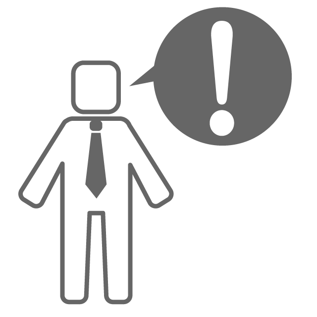 あることに気付いた人のイメージ - イラスト/フリー素材/アイコン/クリップアート/絵/シンプル