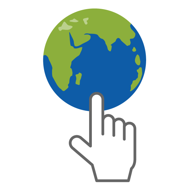 海外展開を考えるイメージ - イラスト/フリー素材/アイコン/クリップアート/絵/シンプル