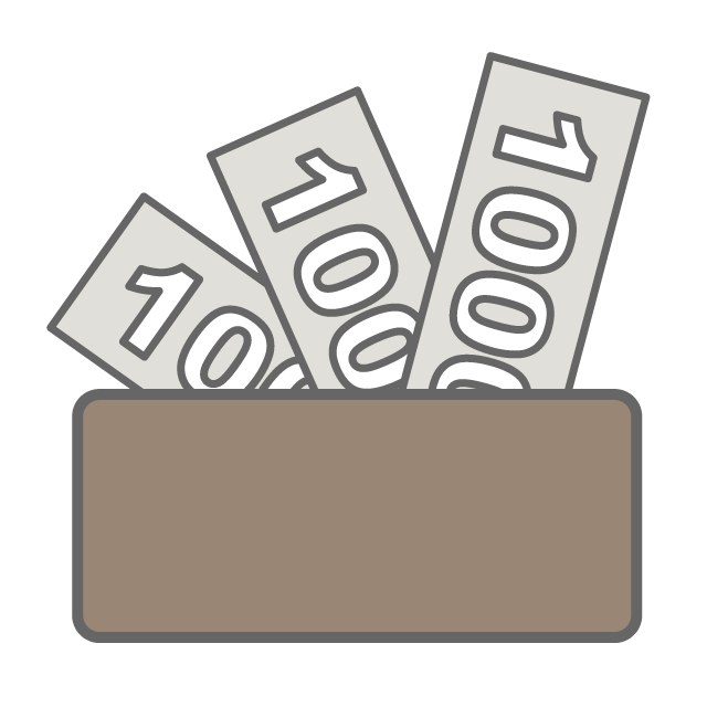 ウォレット - イラスト/フリー素材/アイコン/クリップアート/絵/シンプル