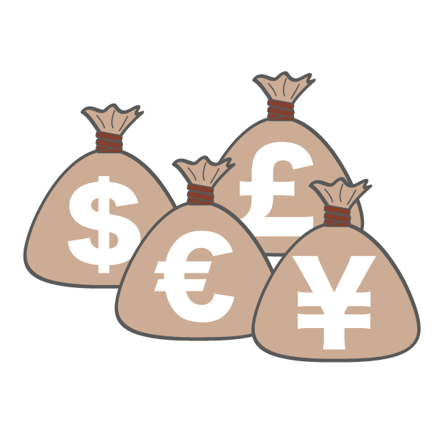 円 / 為替 - イラスト/フリー素材/アイコン/クリップアート/絵/シンプル