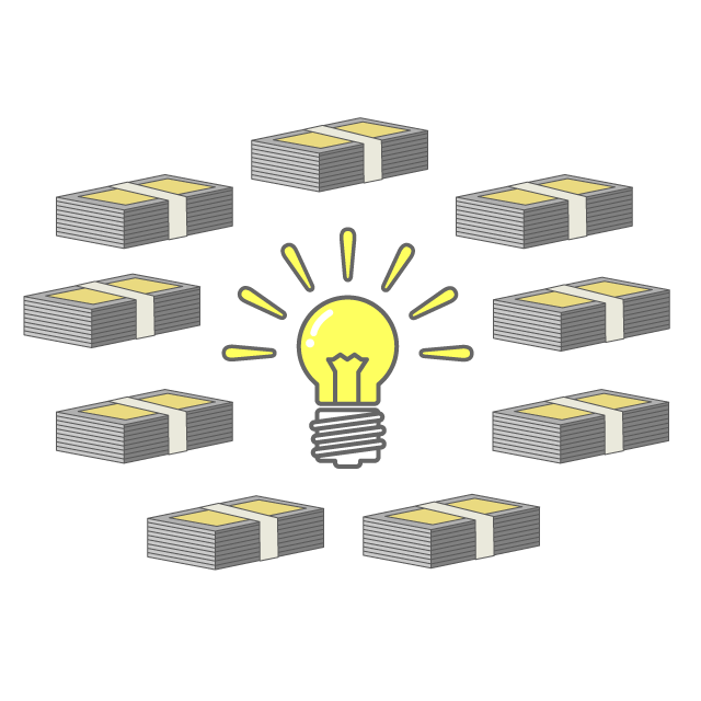 電球 - イラスト/フリー素材/アイコン/クリップアート/絵/シンプル