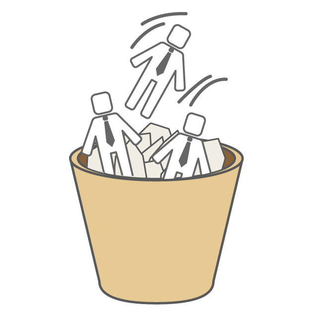 代わりの人員 - イラスト/フリー素材/アイコン/クリップアート/絵/シンプル