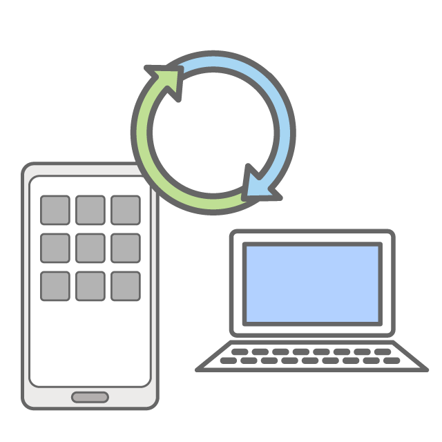 データを調べる - イラスト/フリー素材/アイコン/クリップアート/絵/シンプル