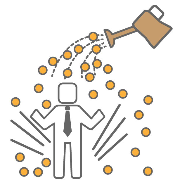 成長する - イラスト/フリー素材/アイコン/クリップアート/絵/シンプル