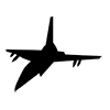 Fighter-Icon ｜ Illustration ｜ Free material ｜ Transparent background