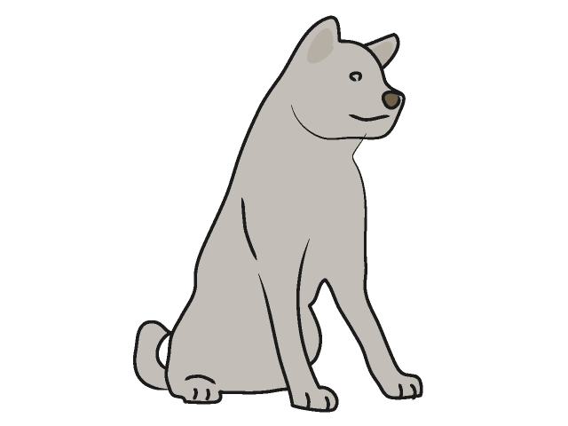 犬｜イヌ - 動物 / クリップアート / 無料 / アニマル / イラスト / アイコン / かわいい / 絵