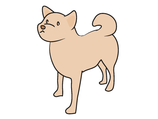 イヌ｜犬 - 動物 / クリップアート / 無料 / アニマル / イラスト / アイコン / かわいい / 絵