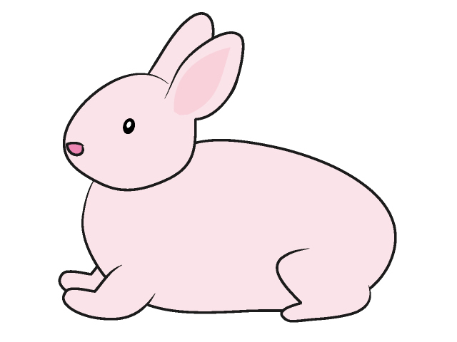 うさぎ｜兎 - 動物 / クリップアート / 無料 / アニマル / イラスト / アイコン / かわいい / 絵