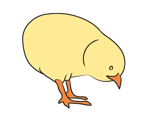 ヒヨコ - 動物 / クリップアート / 無料 / アニマル / イラスト / アイコン / かわいい / 絵