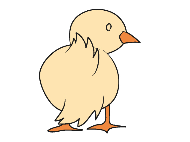 ヒヨコ - 動物 / クリップアート / 無料 / アニマル / イラスト / アイコン / かわいい / 絵