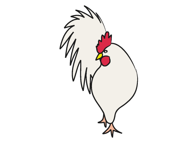 鶏｜ニワトリ - 動物 / クリップアート / 無料 / アニマル / イラスト / アイコン / かわいい / 絵
