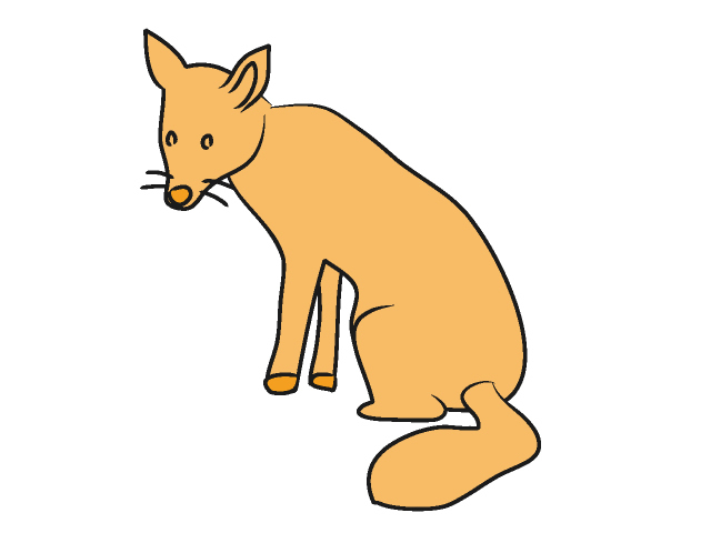 狐｜キツネ - 動物 / クリップアート / 無料 / アニマル / イラスト / アイコン / かわいい / 絵