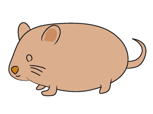 鼠｜ネズミ - 動物 / クリップアート / 無料 / アニマル / イラスト / アイコン / かわいい / 絵