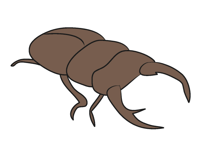 クワガタ｜昆虫 - 動物 / クリップアート / 無料 / アニマル / イラスト / アイコン / かわいい / 絵
