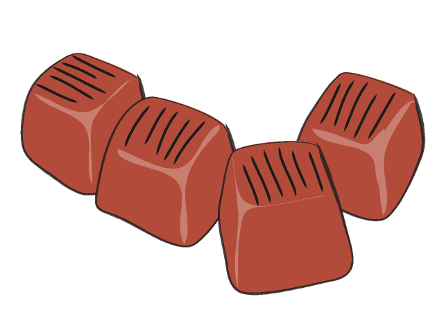 チョコレート - フード/食べ物/美味しい/おやつ/イラスト/写真/フリー素材/クリップアート