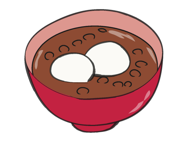 善哉/ぜんざい - フード/食べ物/美味しい/おやつ/イラスト/写真/フリー素材/クリップアート