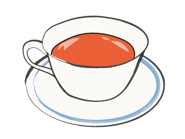 紅茶/ティー/こうちゃ - フード/食べ物/美味しい/おやつ/イラスト/写真/フリー素材/クリップアート