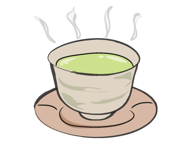 お茶/緑茶 - フード/食べ物/美味しい/おやつ/イラスト/写真/フリー素材/クリップアート