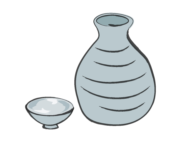 熱燗/日本酒 - フード/食べ物/美味しい/おやつ/イラスト/写真/フリー素材/クリップアート