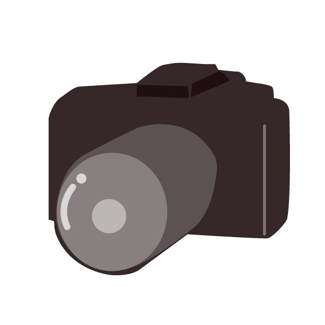 デジタルカメラ｜一眼 - 挿絵 / クリップアート / 無料 / 家電 / 乗り物 / 動物 / 家具 / イラスト / ダウンロード