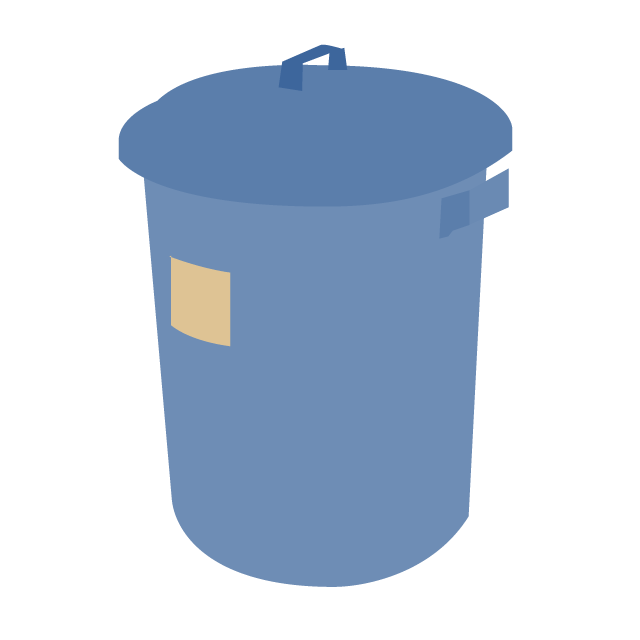 ゴミ箱 - 挿絵 / クリップアート / 無料 / 家電 / 乗り物 / 動物 / 家具 / イラスト / ダウンロード