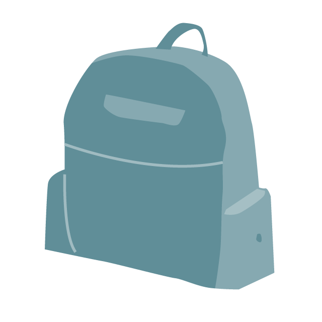 リュックサック - 挿絵 / クリップアート / 無料 / 家電 / 乗り物 / 動物 / 家具 / イラスト / ダウンロード