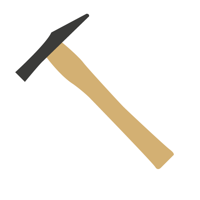 金槌 - 挿絵 / クリップアート / 無料 / 家電 / 乗り物 / 動物 / 家具 / イラスト / ダウンロード