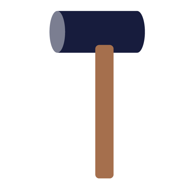 かなづち｜金槌 - 挿絵 / クリップアート / 無料 / 家電 / 乗り物 / 動物 / 家具 / イラスト / ダウンロード