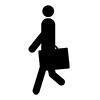 Airport ｜ Businessmen ――Icons ｜ Illustrations ｜ Free materials ｜ Transparent background