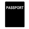 Passport-Icon ｜ Illustration ｜ Free material ｜ Transparent background