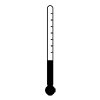 Thermometer-Icon ｜ Illustration ｜ Free material ｜ Transparent background