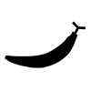 Banana ｜ Fruit ｜ Icon ｜ Illustration ｜ Free material ｜ Transparent background