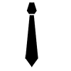 Tie-Icon ｜ Illustration ｜ Free material ｜ Transparent background