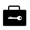 Attack Case ｜ Key-Icon ｜ Illustration ｜ Free Material ｜ Transparent Background