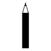 Pencil ｜ Stationery ――Icon ｜ Illustration ｜ Free material ｜ Transparent background