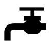 Faucet ｜ Water services ｜ Icon ｜ Illustration ｜ Free material ｜ Transparent background