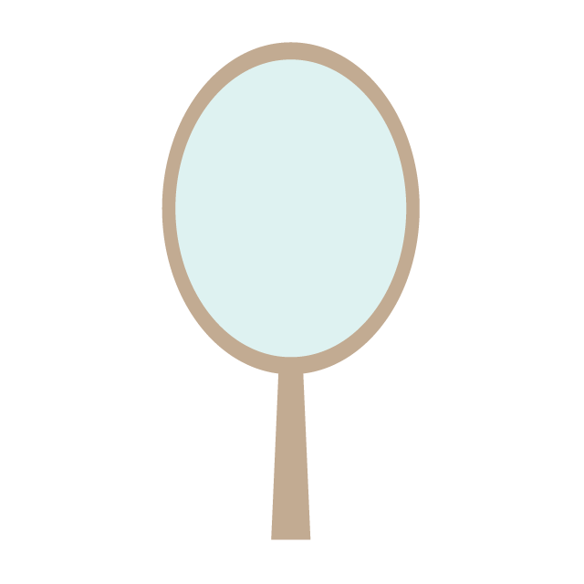 手鏡 - 挿絵 / クリップアート / 無料 / 家電 / 乗り物 / 動物 / 家具 / イラスト / ダウンロード